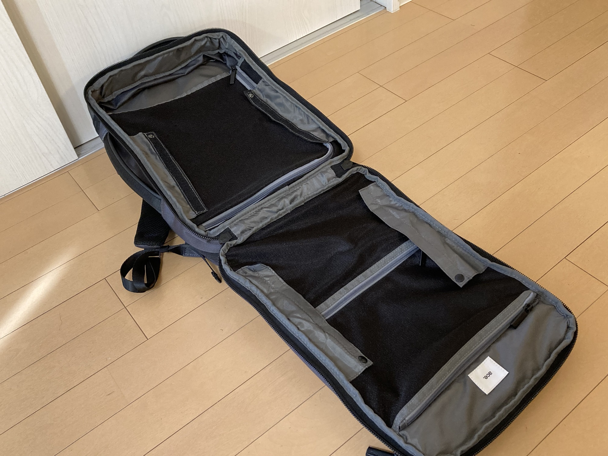 エースデュアルポーズレビュー・開いた様子