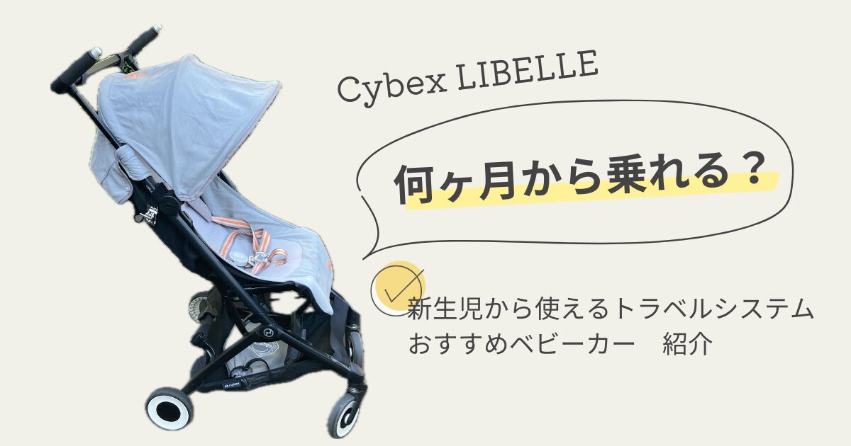 サイベックスリベルはいつから使える？新生児〜腰座り前に使いたいとき 