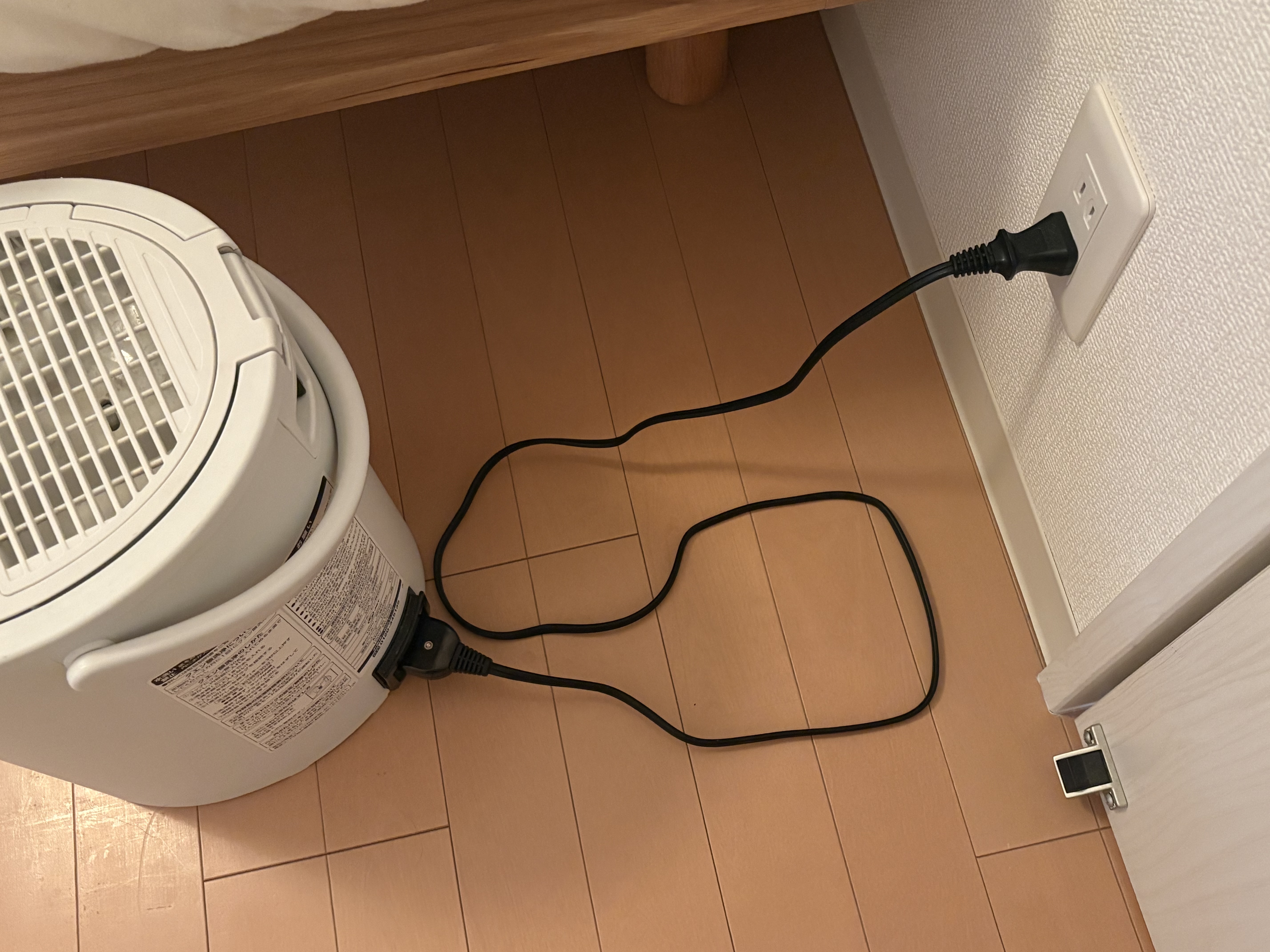 象印スチーム加湿器レビュー・コードは1mと短め